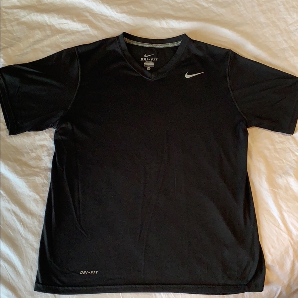 NIKE - Dri-Fit (Black) Active Wear Gym Shirt - Med